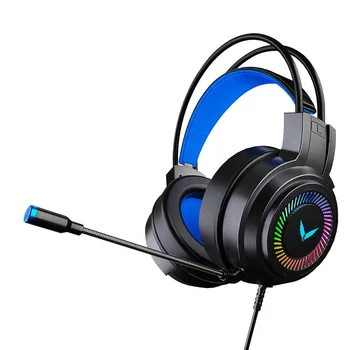 3,5 mm Gaming Headset Mängija Kõrvaklapid 7.1 Surround Sound Stereo Juhtmega Kõrvaklapid, USB Mikrofon Värvilise Valguse ARVUTI Sülearvuti PS4  10