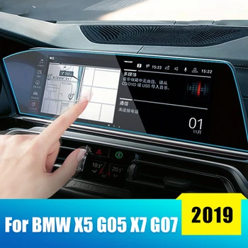 BMW X5 X6 X7 G05 G06 G07 2019 2020 Karastatud Klaasist Auto GPS Navigatsiooni Screen Protector Film Armatuurlaua Kleebis Tarvikud LHD  5