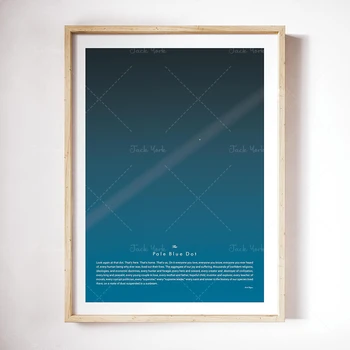 Carl Sagan Kahvatu Sinine Täpp Printimine, Plakati Printimine, Inspireeriv Tsitaat, Astronoomia print. Minimalistlik Plakat Seina Art  10