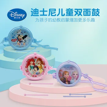 Disney külmutatud printsess beebi kahepoolne trumm mänguasi beebi poiss Miki löökpillid drum simulatsiooni muusikariista mänguasi  5