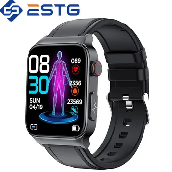 E500 Smart Watch Mehed EKG PPG Laser Ravi Hüpertoonia, Hüperglükeemia Hüperlipideemia Südame Löögisageduse Tervislik Sport Smartwatch  10