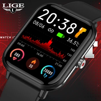 LIGE 2022 Uus Kohandatud Watch Face Sport Smart Watch Mehed IP68 Veekindel Südame Löögisagedus, vererõhk Naiste Smartwatch Android ja IOS  10