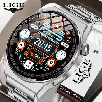 LIGE Smart Watch Mehed AMOLED 390*390 HD Ekraan Alati näha Aega Bluetooth Kõne IP68 Veekindel Smartwatch Jaoks Xiaomi 2022  10