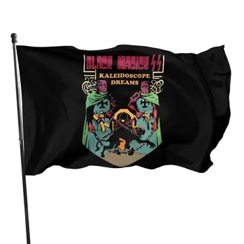 Uus Kuum Must Maagia Ss Kaleidoscope-Unistused Väljas-Uus Naiste, Meeste Top Kuulus Praeguse Sirge Disain Lipp  10