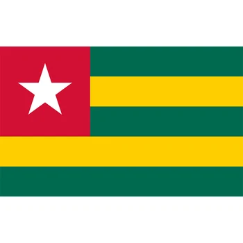 Yehoy rippuvad 90*150cm Togo Vabariik Togo Lipu Kaunistamiseks  10